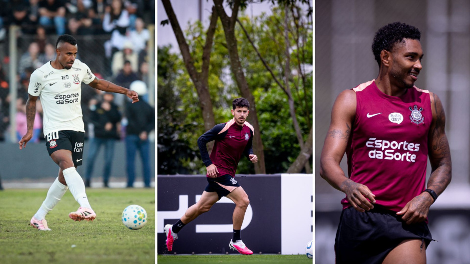 Alex Santana no Corinthians: trio ainda busca minutos no segundo semestre