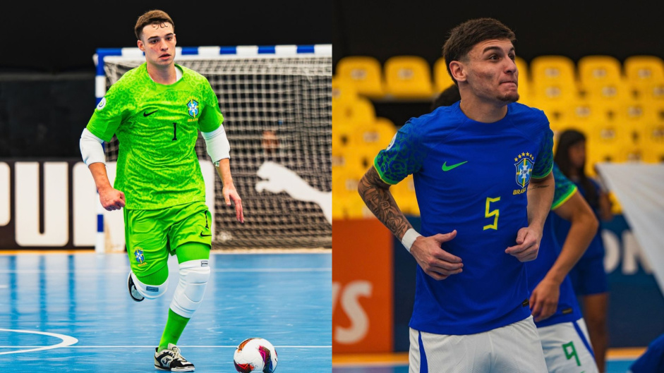 Bernardo no Corinthians marca em goleada do Brasil Sub-20 de Futsal