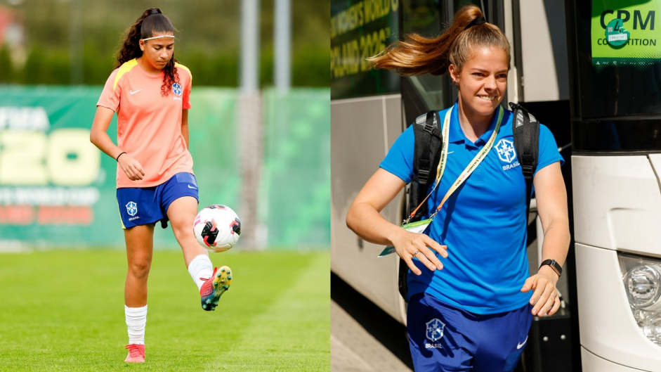 Dulce maria e ana morganti do Corinthians encaram a espanha no mundial sub-20
