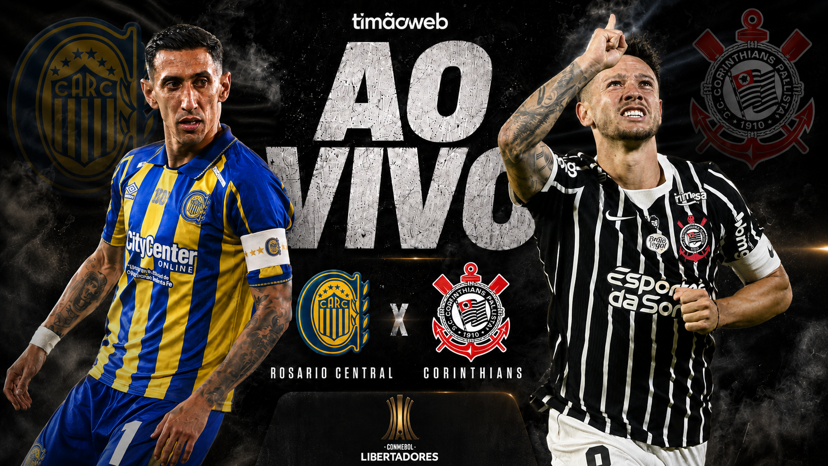 AO VIVO COM IMAGENS: Rosário Central × Corinthians | Timão Web