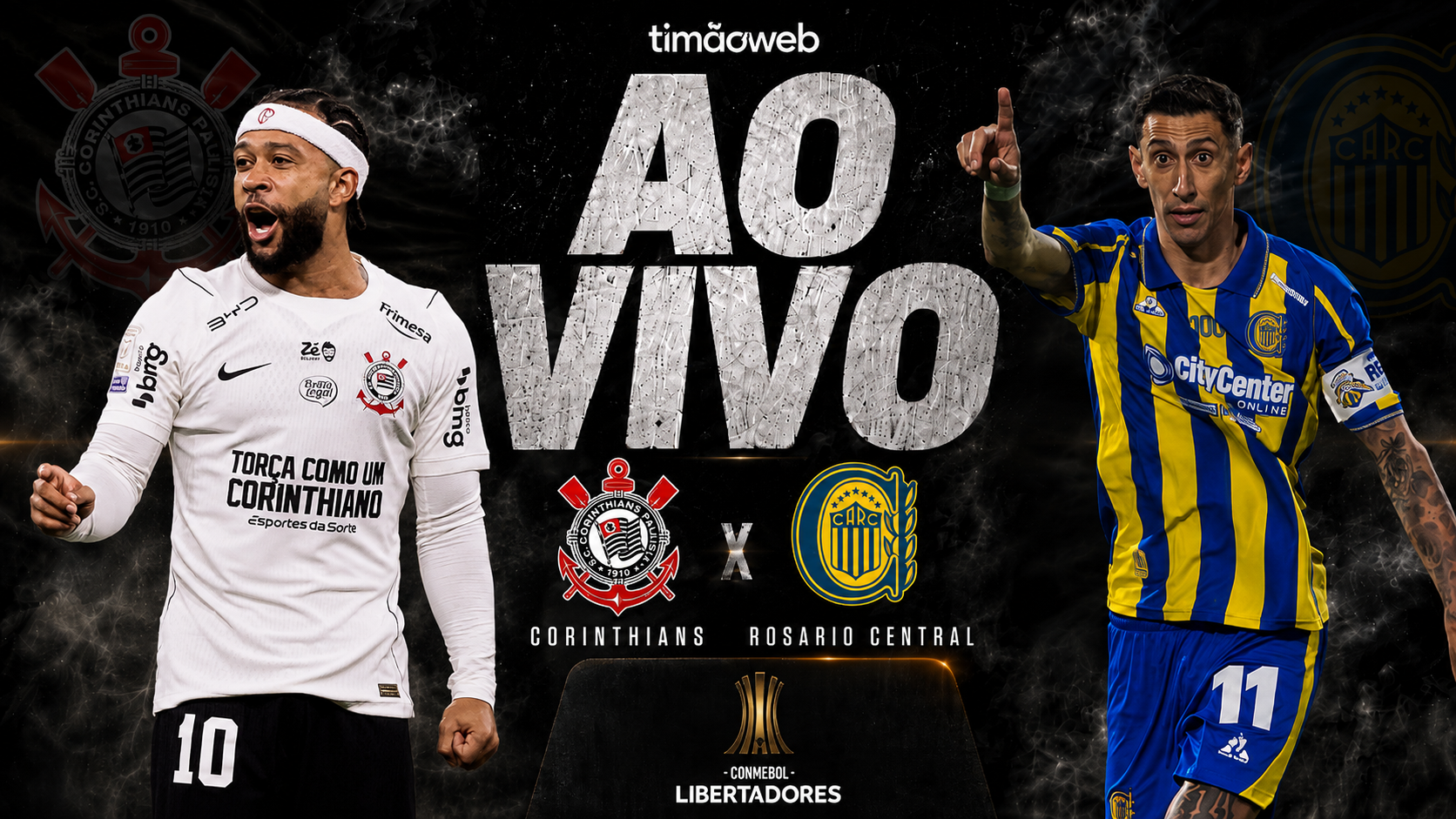 Corinthians x Rosário Central Ao Vivo com imagens