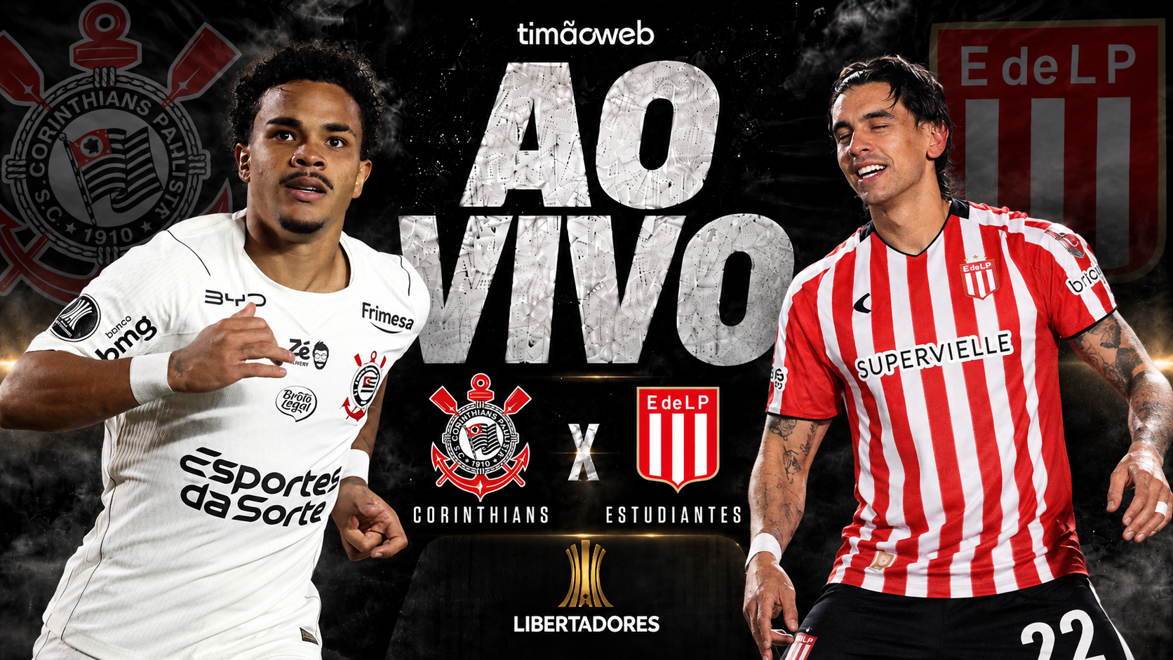 AO VIVO COM IMAGENS: Corinthians x Estudiantes