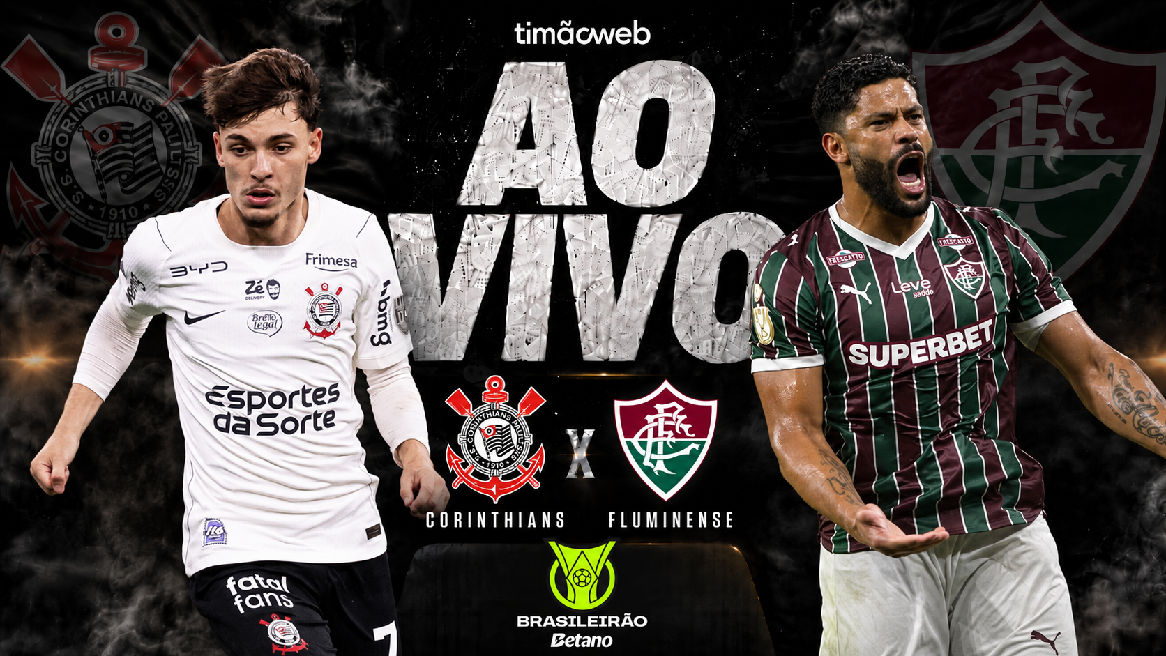 AO VIVO COM IMAGENS: Corinthians x Fluminense