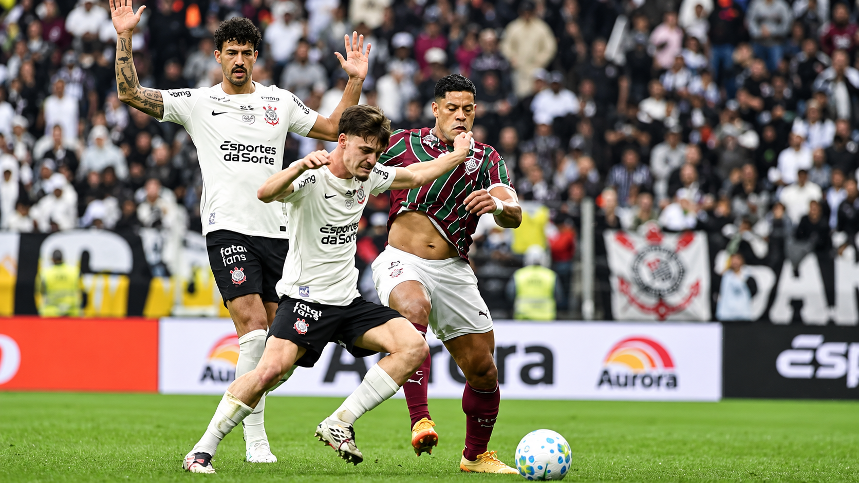 Ficha técnica: Corinthians 1 x 3 Fluminense, pelo Brasileirão 2025